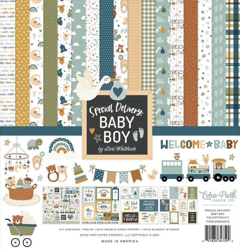 Special Delivery Baby Boy Collection Kit